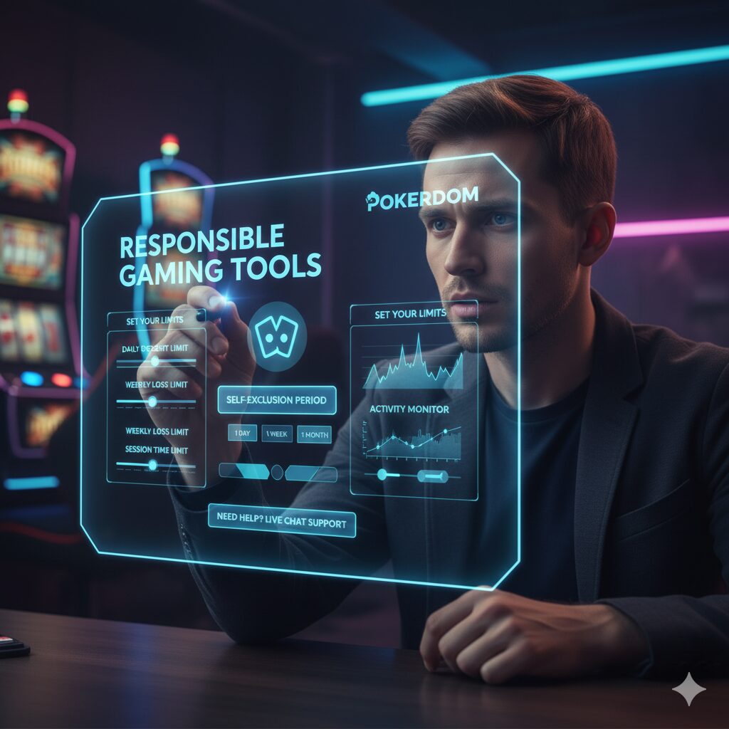 Инструменты ответственной игры в Pokerdom