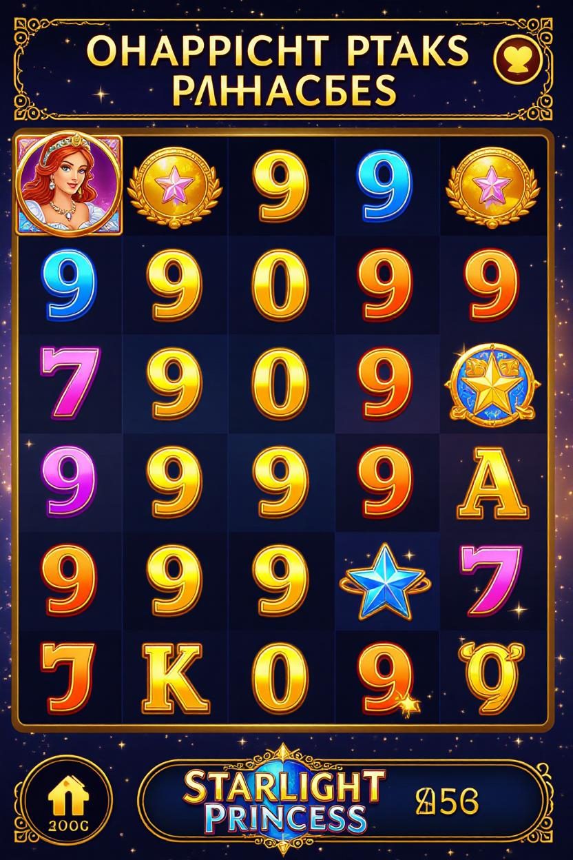 Таблица выплат символов в Starlight Princess