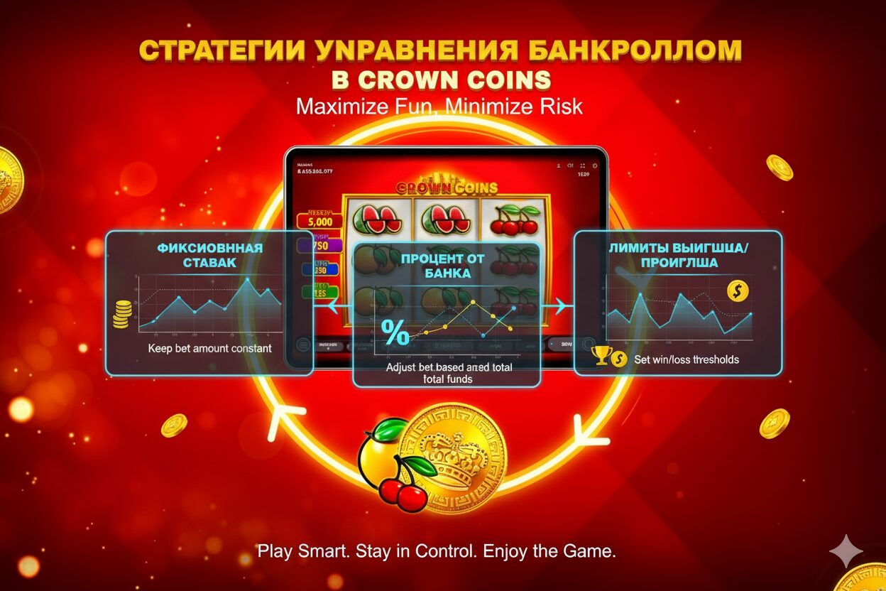 Стратегии управления банкроллом в игровом автомате Crown Coins