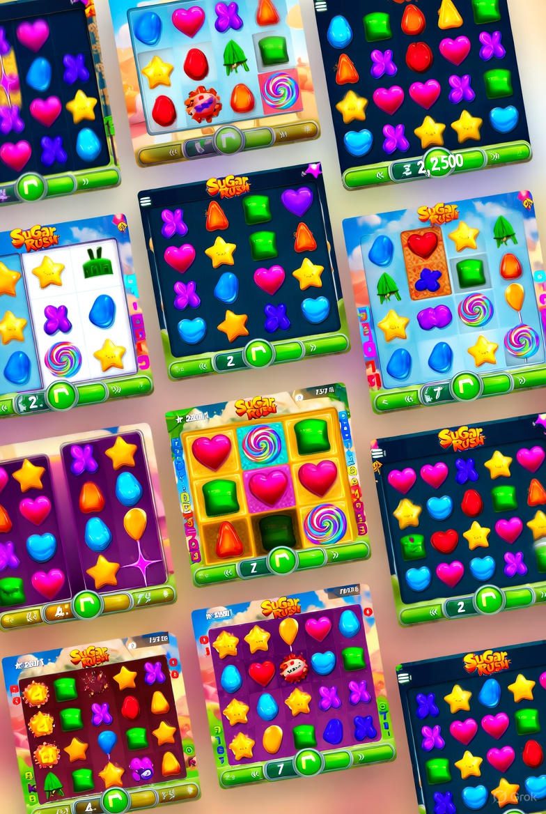 Screenshots of big wins in Sugar Rush
