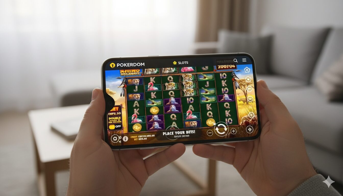 Мобильная версия казино Pokerdom для игры в слоты