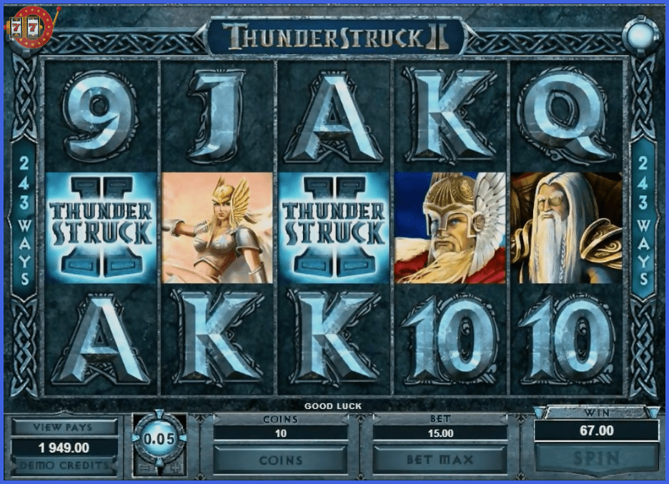Персонажи скандинавских богов в игре Thunderstruck II