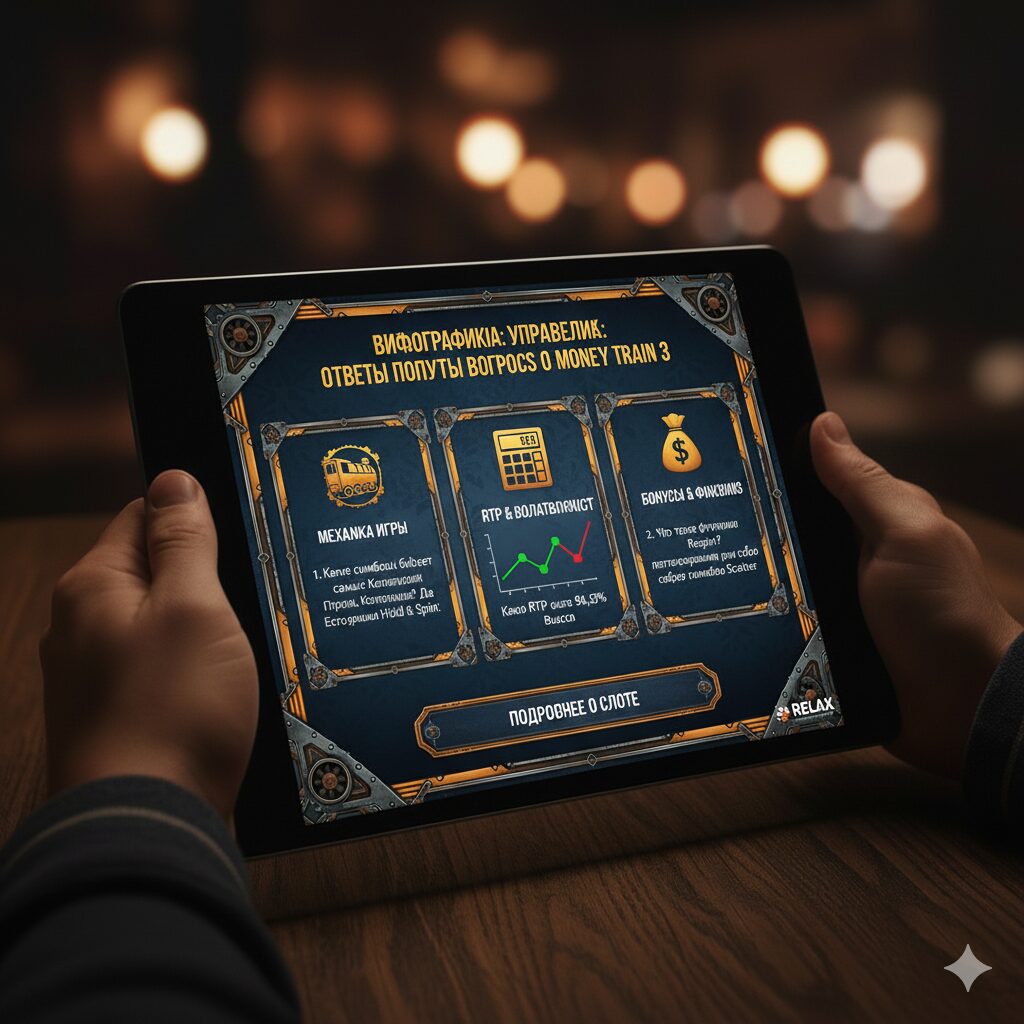 Визуальная инфографика с ответами на популярные вопросы о Money Train 3