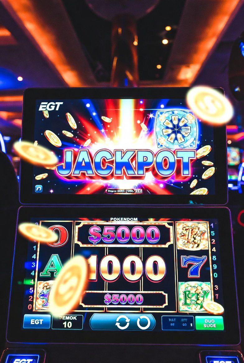 Экран выигрыша джекпота в игре EGT на Покердом