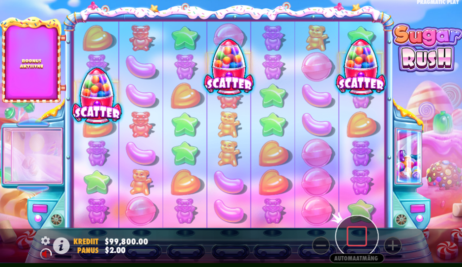 Bankroll management in Sugar Rush