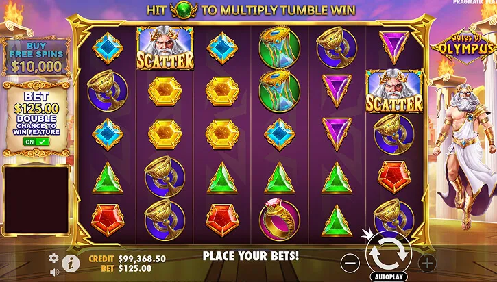 RTP oʻzgaruvchanlik Gates of Olympus matematikasi